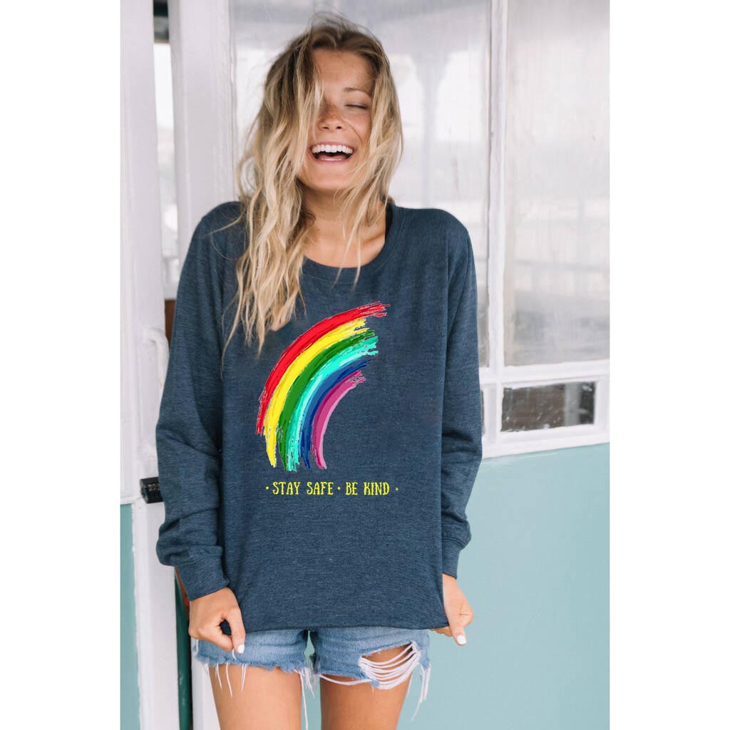 Frauen bleiben sicher Be Kind Sweatshirt