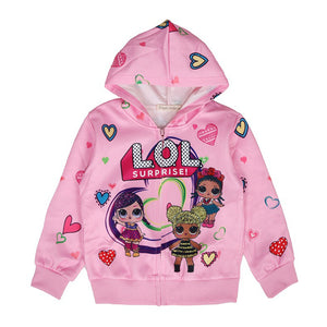 Mädchen LOL Surprise Hodded Zipper Jacket