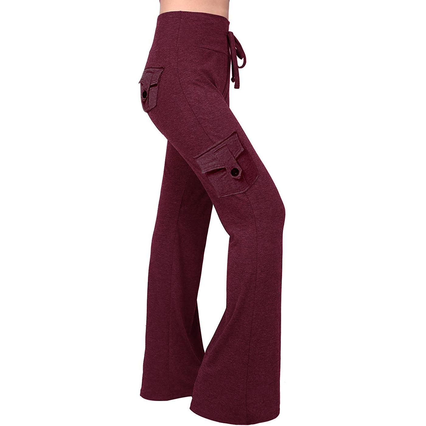 Pantalones de yoga para mujer con soga