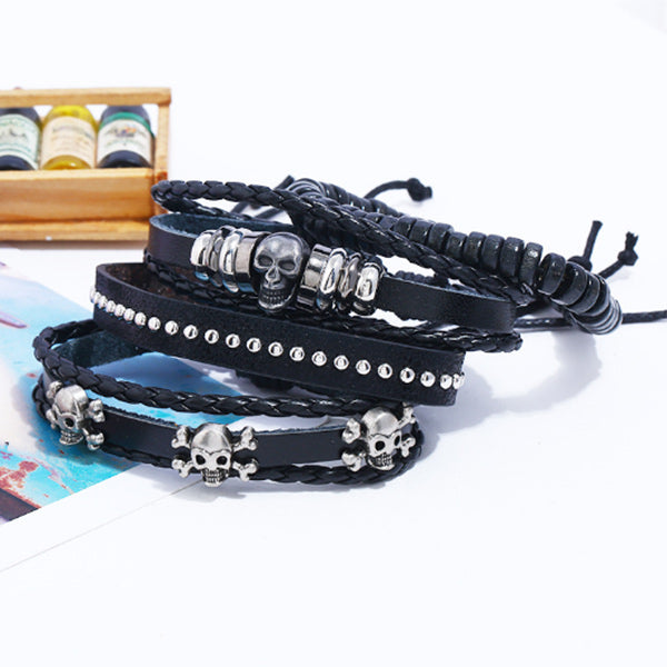 Correa de cuero multicapa cráneo