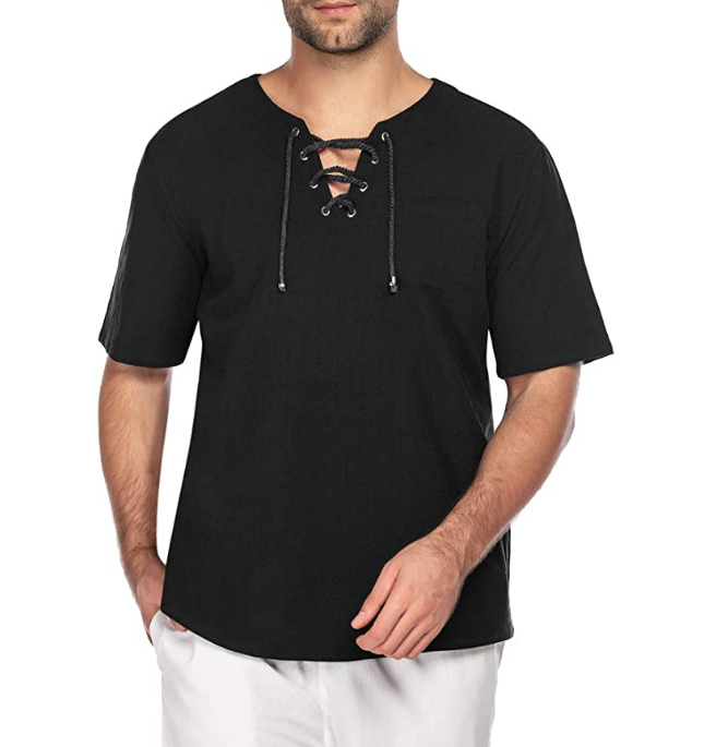 Camisa de manga corta para hombre