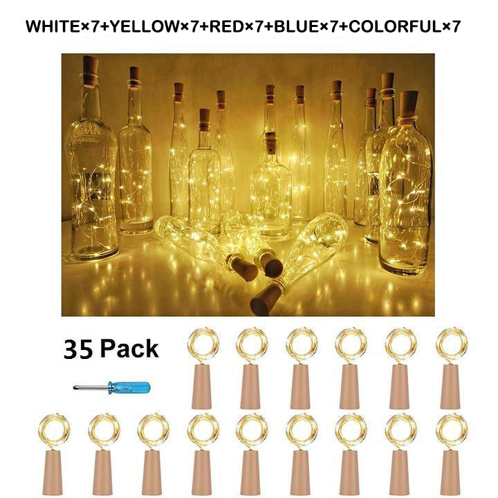 Bunte Multifunktionsflaschenlichter