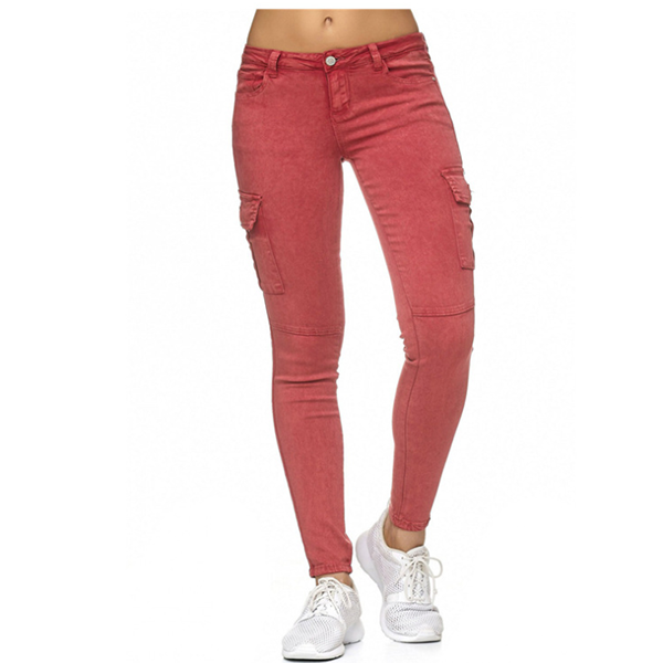 High-Elastic 6 Pockets Slimming Jeans