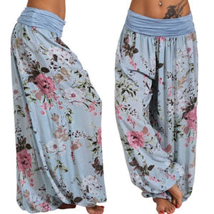 Boho Blumendruck Casual Loose Yoga Lounge Pants