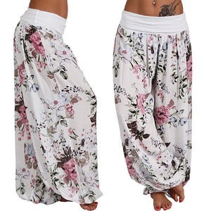 Boho Blumendruck Casual Loose Yoga Lounge Pants