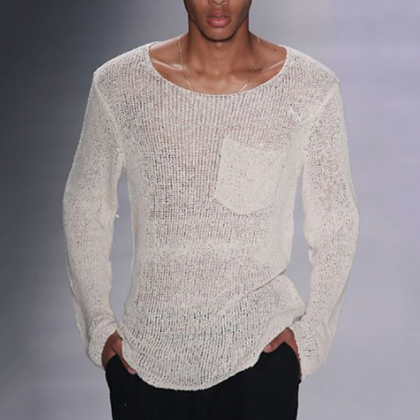 Strickendes atmungsaktives T-Shirt für Herren