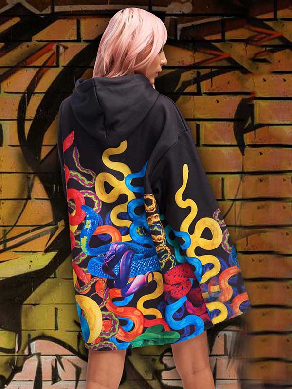 Jersey de mujer con grafiti