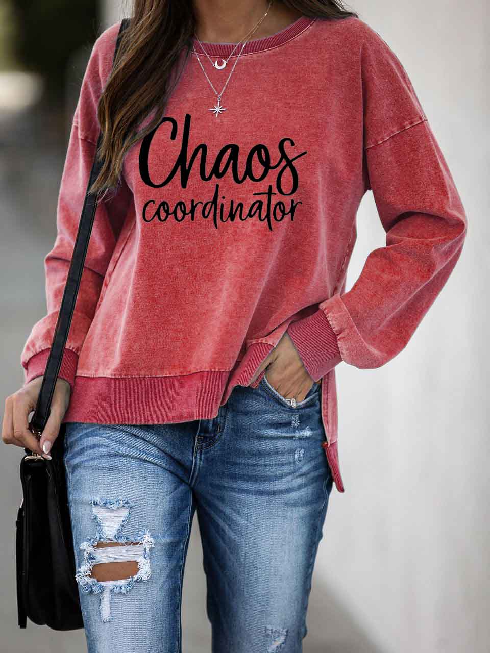 Chaos Coordinator Print Pullover