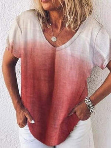 Camiseta de color simple