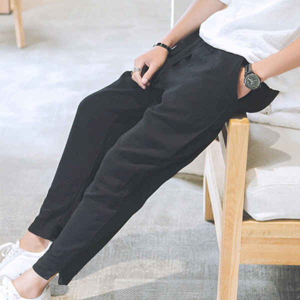 Pantalones de lino para hombre