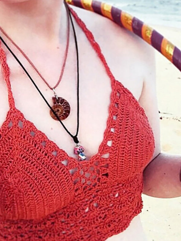 Bikinis de crochet sexy para mujer