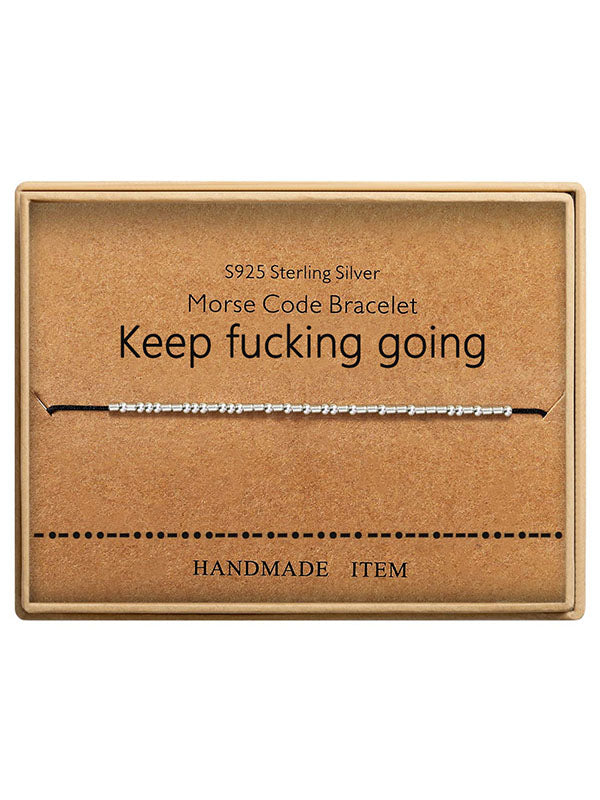 Sigue el brazalete del código Morse