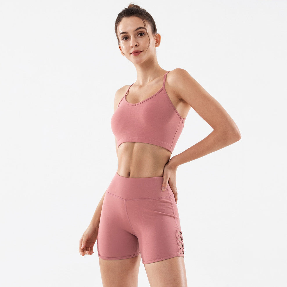 Pantalones laterales de cintura alta