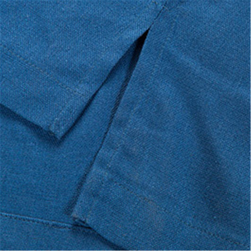 Herren Langarmhemd mit Button-Down-Kragen