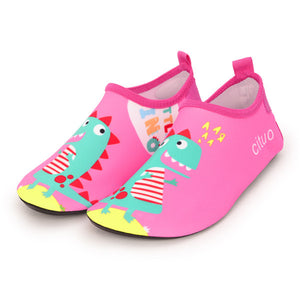 Kids Adorable Dinosaurs Quick-drying water shoes for beach pool surfing yoga exercise