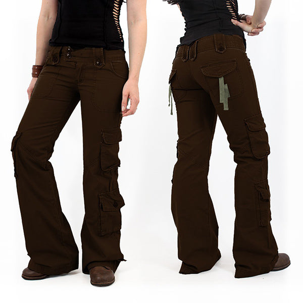Pantalones holgados con múltiples bolsillos pantalones cargo