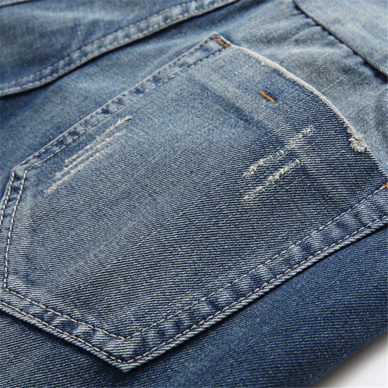 Herren Ripped Tiesūs džinsai