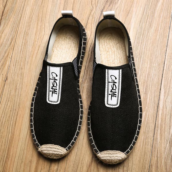 Mocasines transpirables de lino Herren Casual