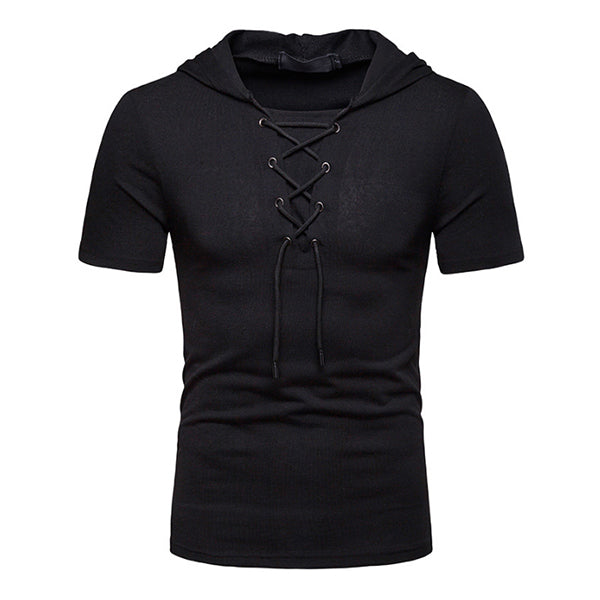 Laisvi, trumpomis rankovėmis marškinėliai vyrams