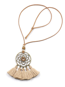 Lady Dream Catcher Quaste Halskette