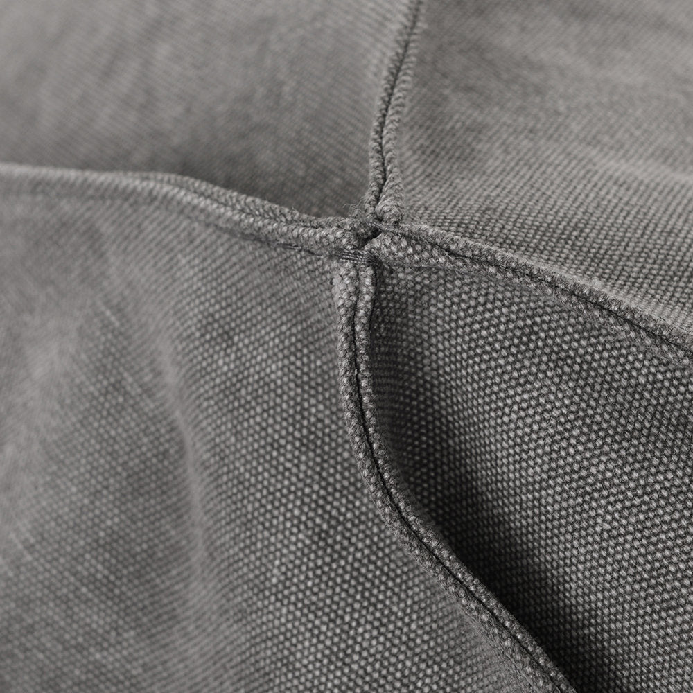 Bolso de hombro de lona casual desordenado para mujer