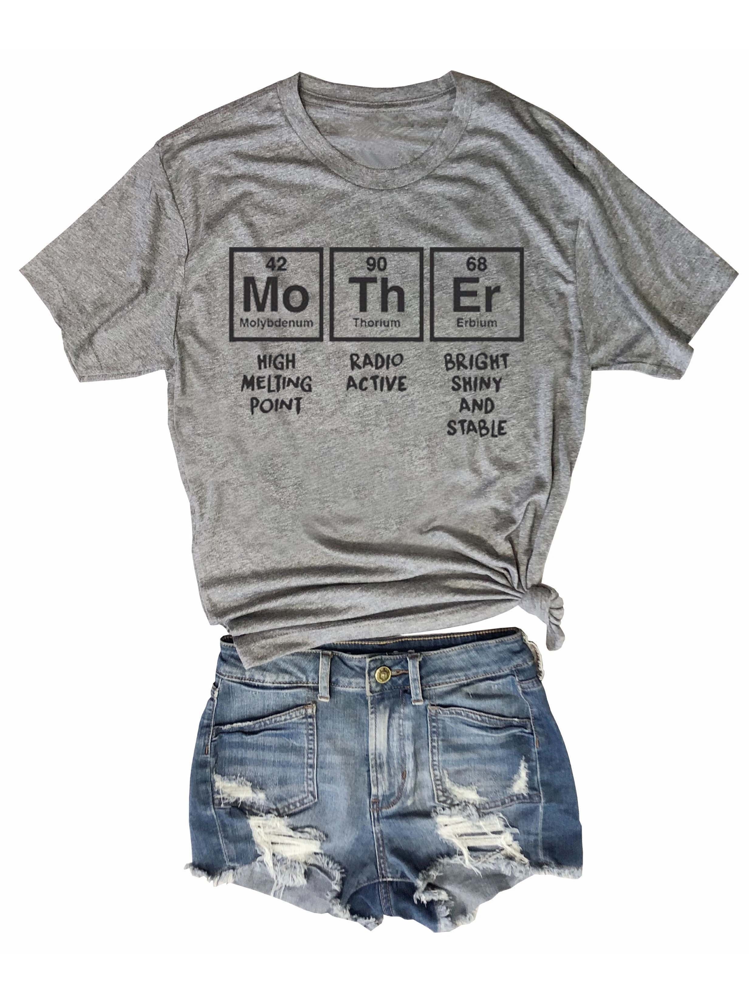 Camiseta de mujer tabla periódica para mujer