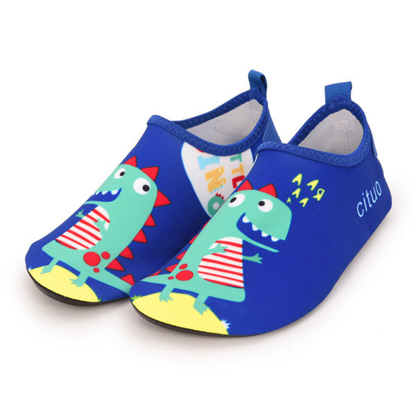 Kids Adorable Dinosaurs Quick-drying water shoes for beach pool surfing yoga exercise