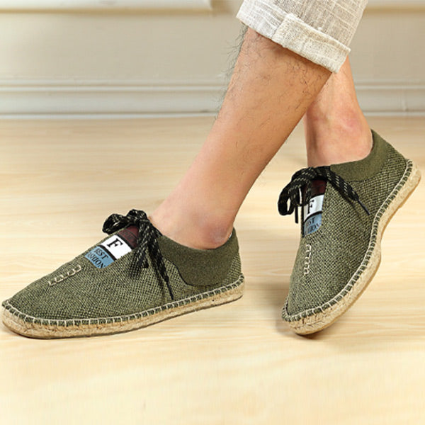 Zapatos de lona casual suaves y transpirables para hombres.