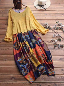 Vestido de dos piezas confeccionado en lona de algodón.