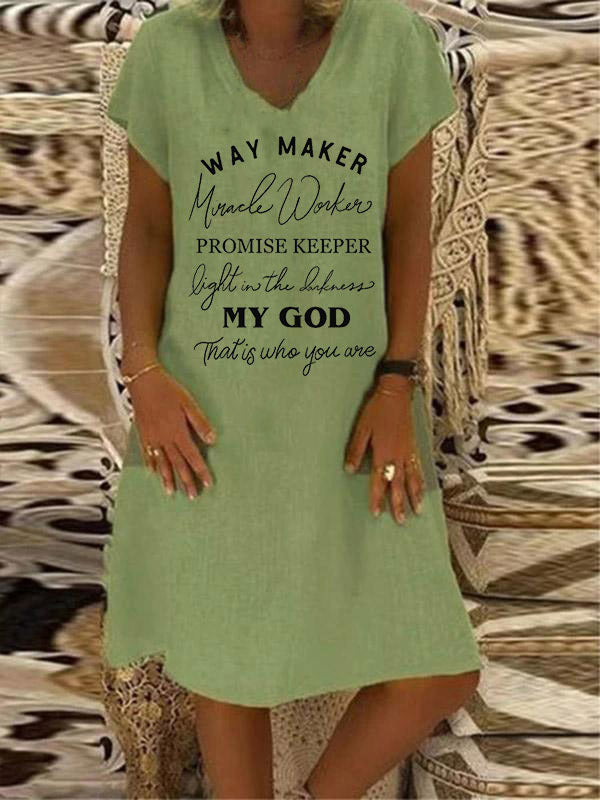 Way Maker Miracle Worker Versprechen Keeper Light In The Darkness Mein Gott, der ist, wer du bist