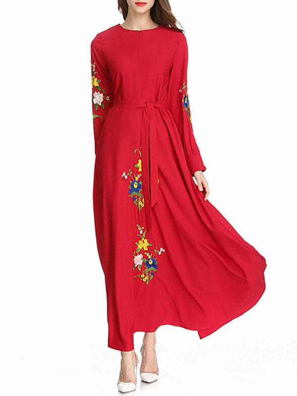 Sra. Maxikeid con estampado floral