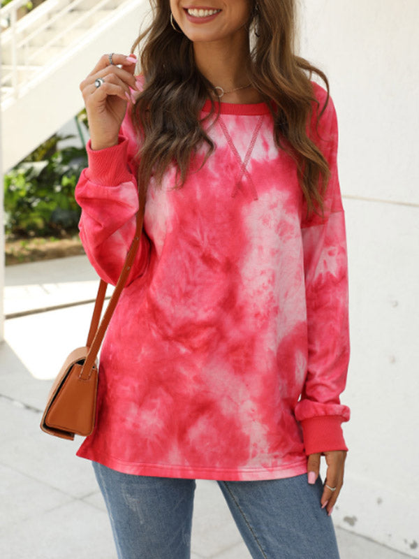 Jersey holgado con cuello redondo suelto