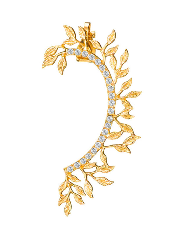 Pendientes vintage de mujer de hojas