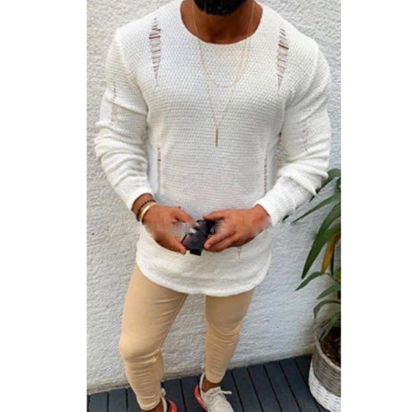 Jersey de un color para hombre