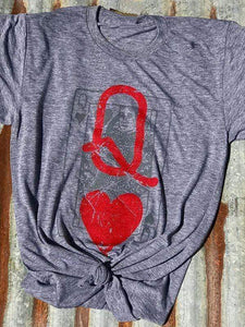 Camiseta estampada Queen of Hearts