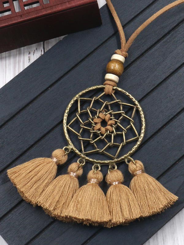 Lady Dream Catcher Quaste Halskette