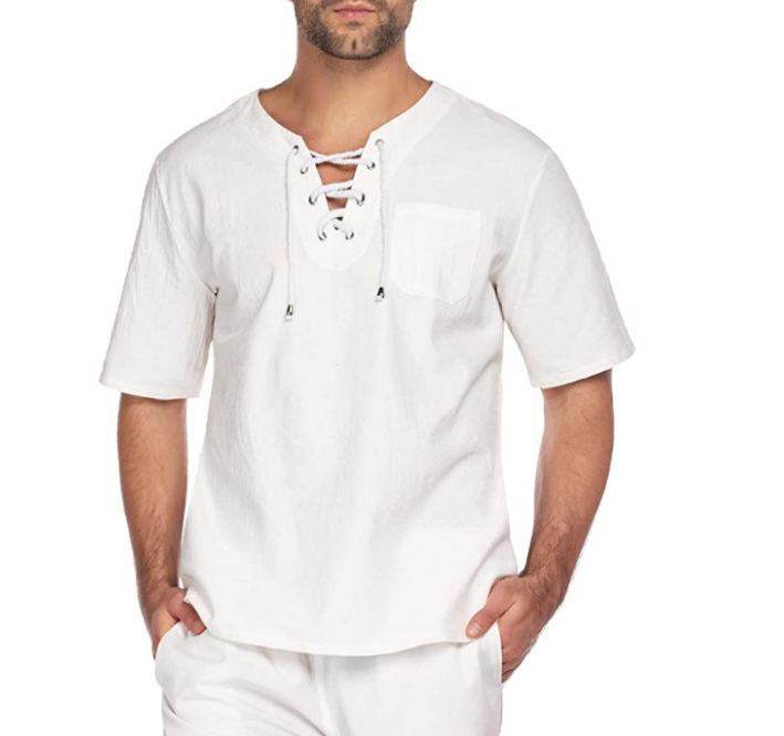 Camisa de manga corta para hombre