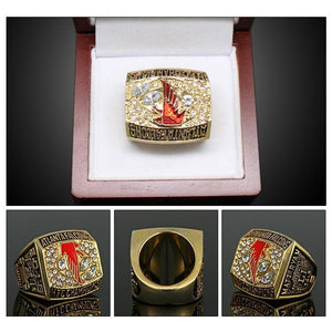 NFC 2016 Atlanta Falcons Championship Ring Holzkiste