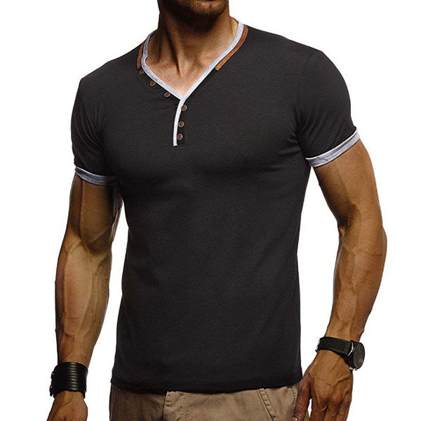 Camiseta cómoda con fondo estrecho para hombre.