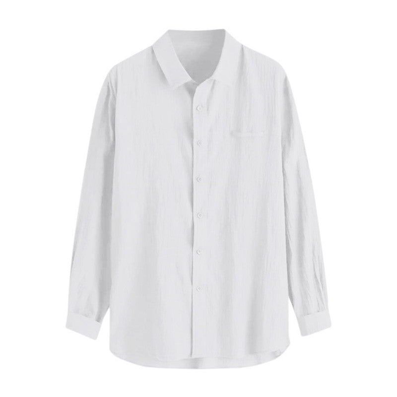 Herren lässiges Leinenhemd