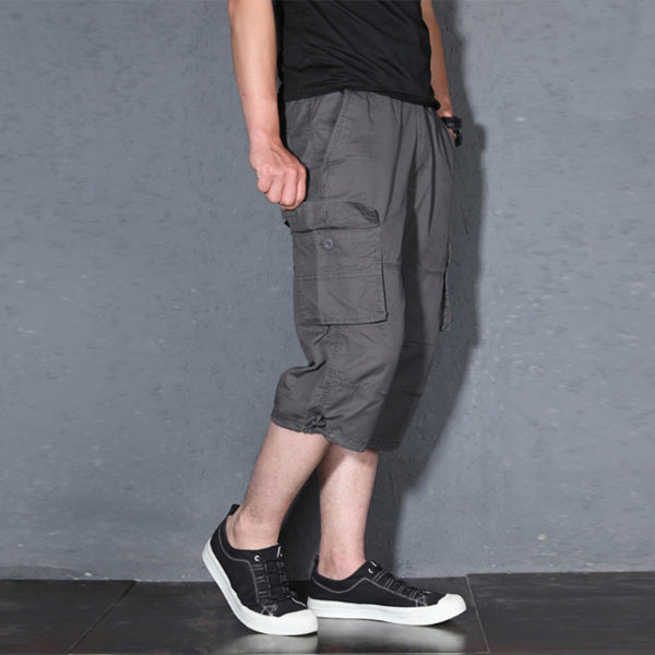 Pantalones casuales con varios bolsillos para hombres.