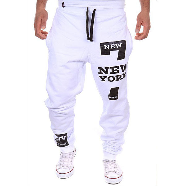 Pantalones de chándal judíos para hombre NEW YORK