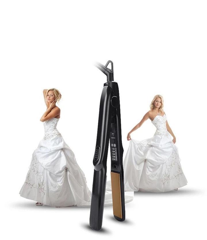 Plancha de pelo de titanio nano