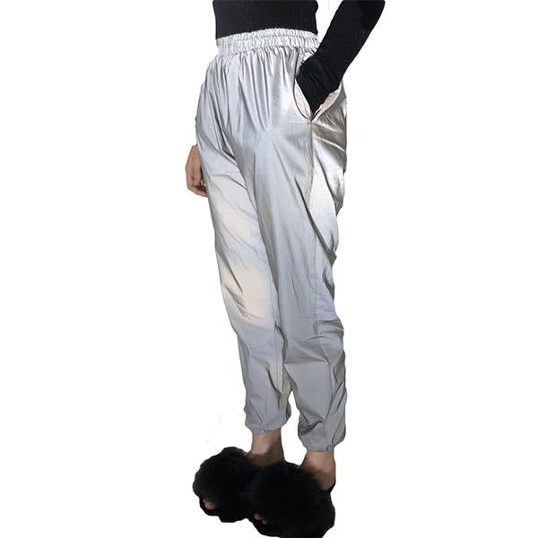 Talever Unique Cintura elástica Luminous Pants Jogger Pants