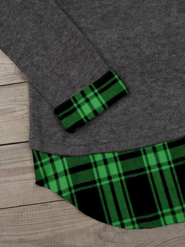 Alfombras de mujer &quot;Happy St. Patrick&#39;s Day Clover con mangas largas