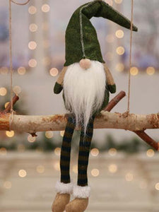 Enano escandinavo con decoraciones navideñas