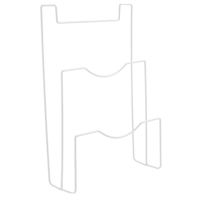 Gabinete de almacenamiento Tapa Estante Colgador de puerta Soporte de placa de metal Cubiertos Tabla de cortar Organizador de estante de alcantarillado de cocina