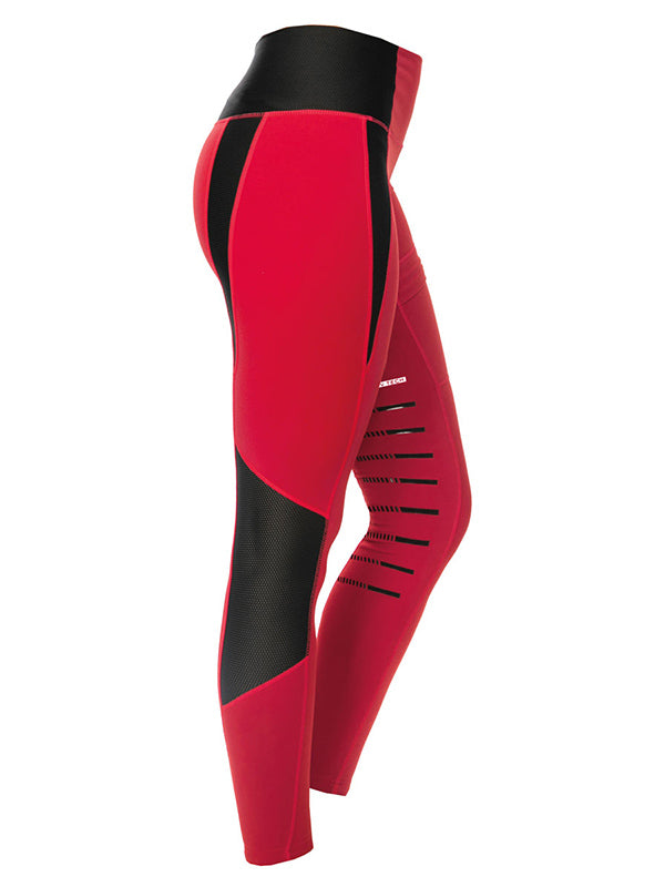 Women&#39;s solid color stretch breeches with pockets