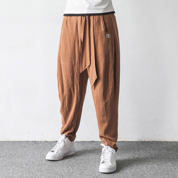 Pantalón mahal vintage de algodón para hombre