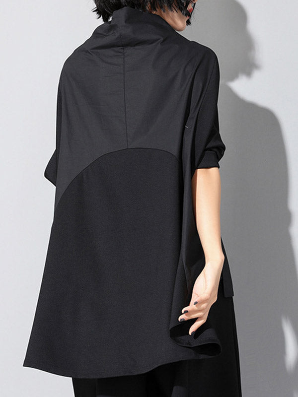 Camiseta de manga larga para mujer con bolsillos